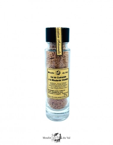 Sel à la Moutarde Violette Salière 100g Sel à la Moutarde Violette Salière 100g