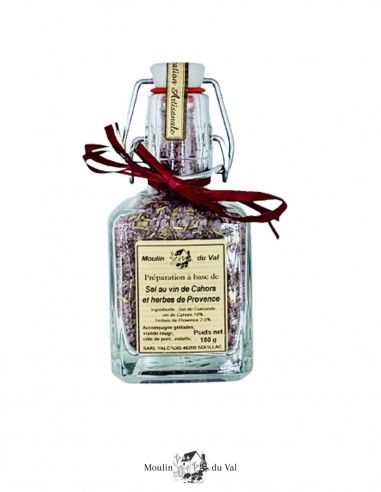 Sel au Vin et Herbes aromatiques 180g Sel au Vin et Herbes aromatiques 180g