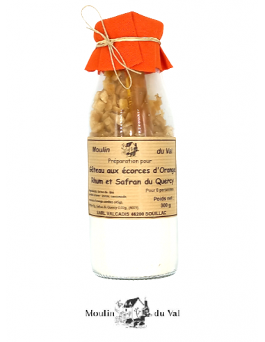 Gâteau écorces d'Orange Rhum Safran...