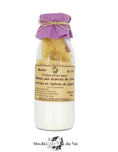 Gâteau écorces de Citron et Safran du...