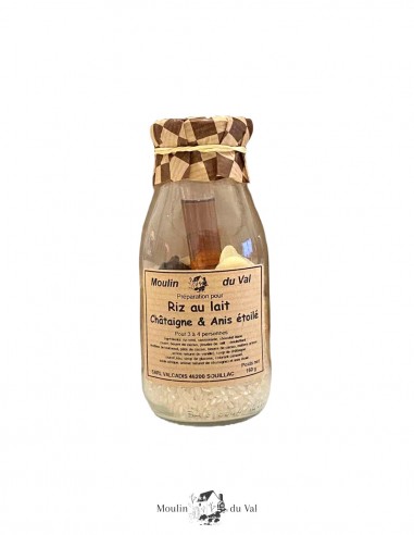 Riz au lait châtaigne, Anis étoilé 160 g